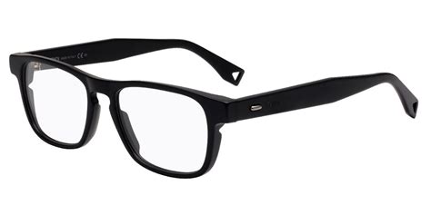 Fendi FF M0016 284 Eyeglasses in Black 